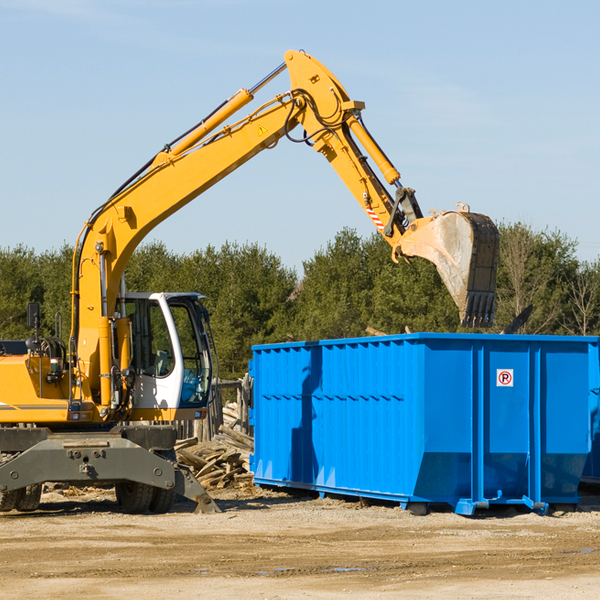 can i choose the location where the residential dumpster will be placed in Larimore ND